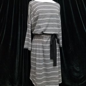 New York & Co Striped Dress - EUC - Size L